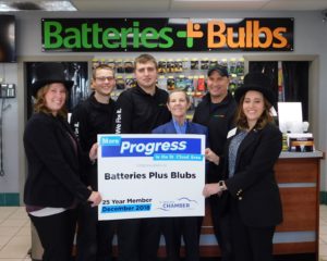 Bernie Perryman and her Batteries Plus franchise team